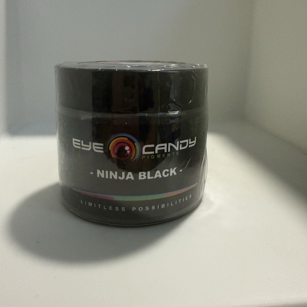Eye Candy Premium Mica Powder Pigment "Ninja Black" (50g) Multipurpose DIY A...